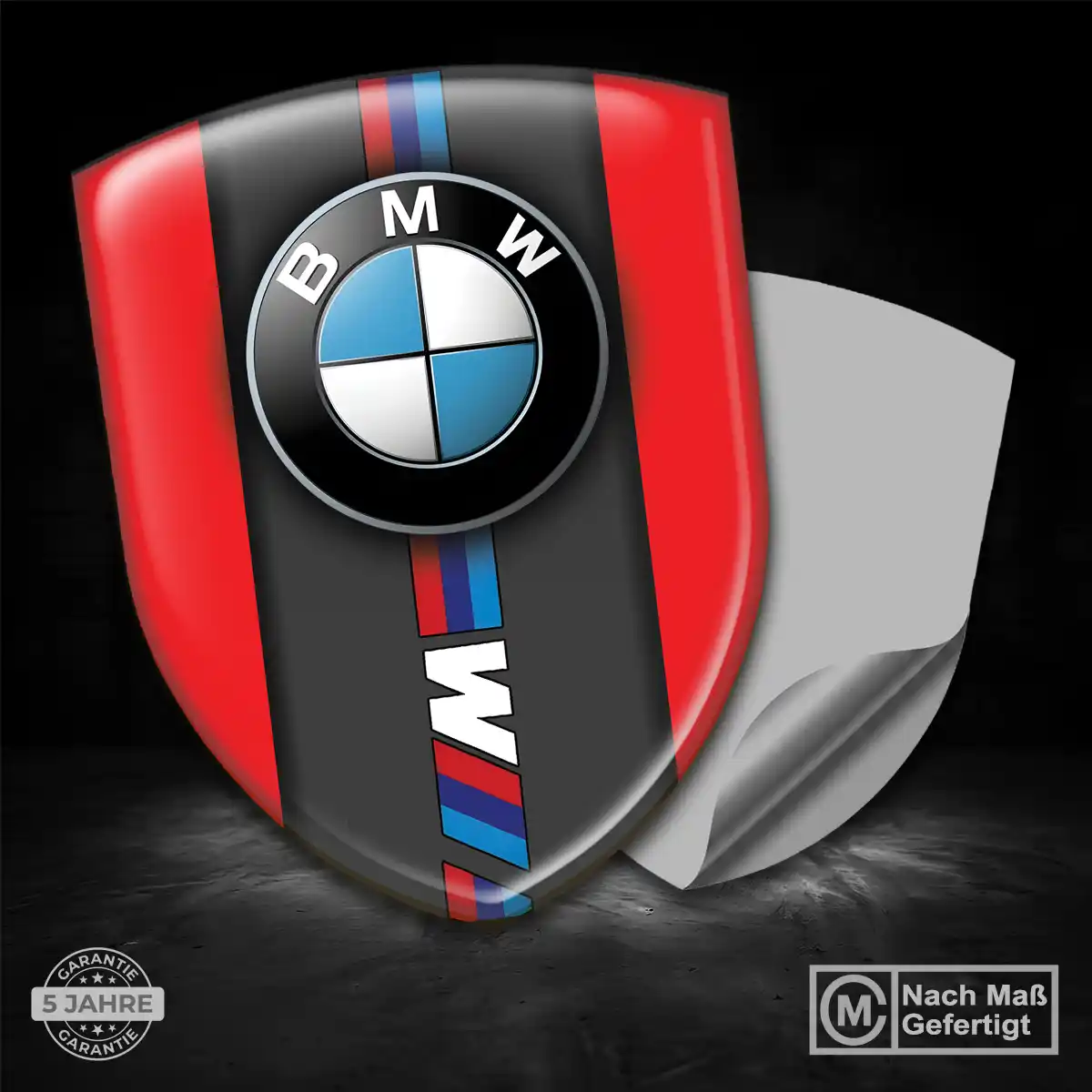 BMW Silikon Aufkleber Auto Limitierte Auflage