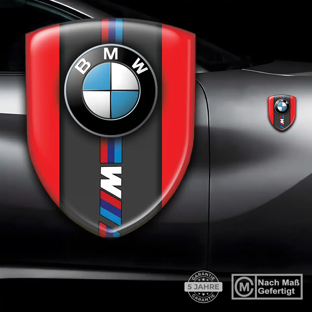 BMW Silikon Aufkleber Auto Limitierte Auflage