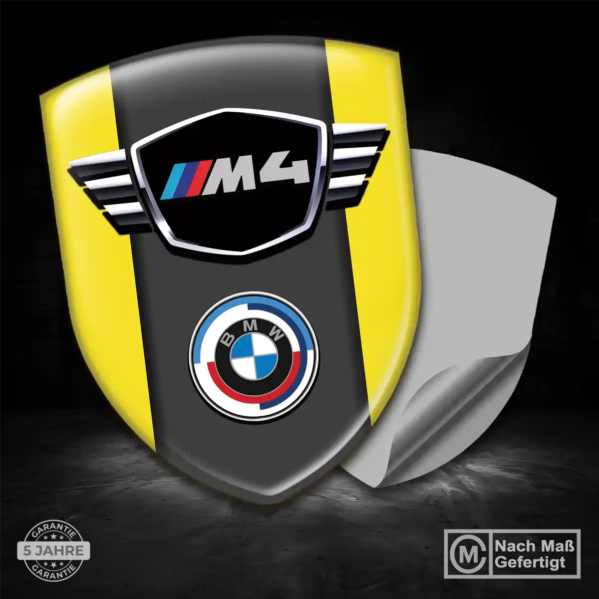 BMW Silikon Aufkleber Auto Premium-Edition