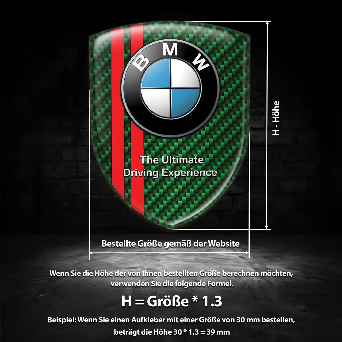 BMW Silikon Aufkleber Embleme Auto Hohe Qualität