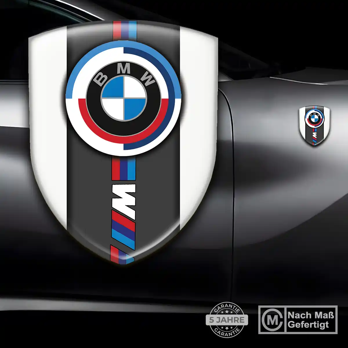 BMW Silikon Aufkleber Embleme Auto Limitierte Auflage