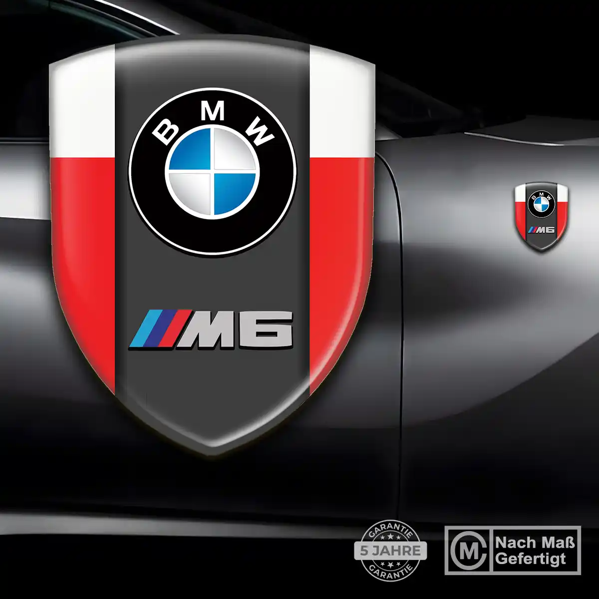 BMW Silikon Aufkleber Embleme Auto Luxus-Edition