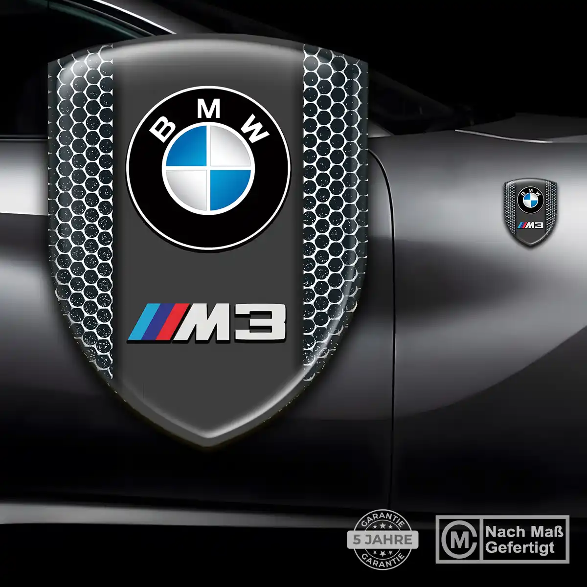 BMW Silikon Aufkleber Embleme Auto Premium-Edition