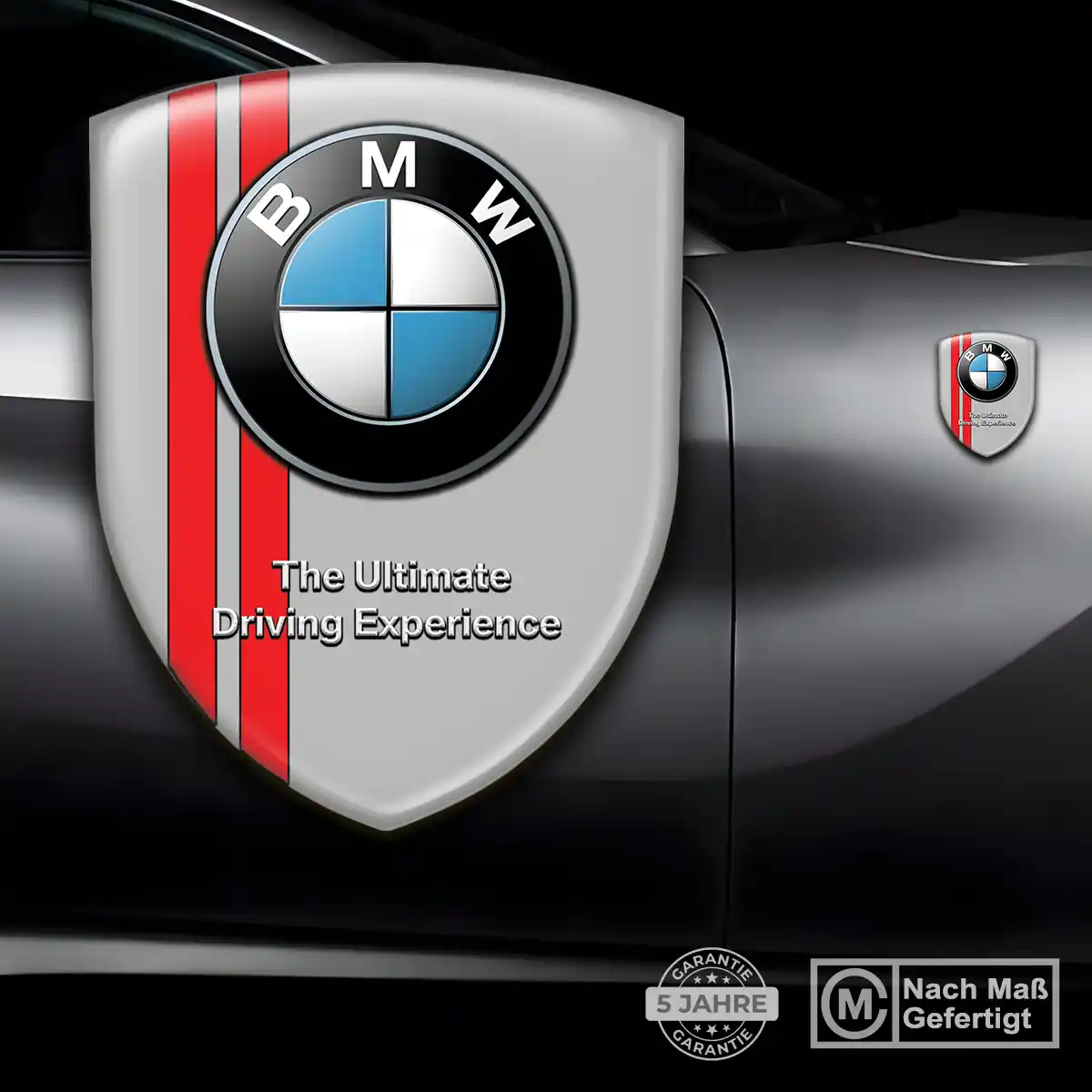 BMW Silikon Aufkleber Embleme Auto Premiumqualität