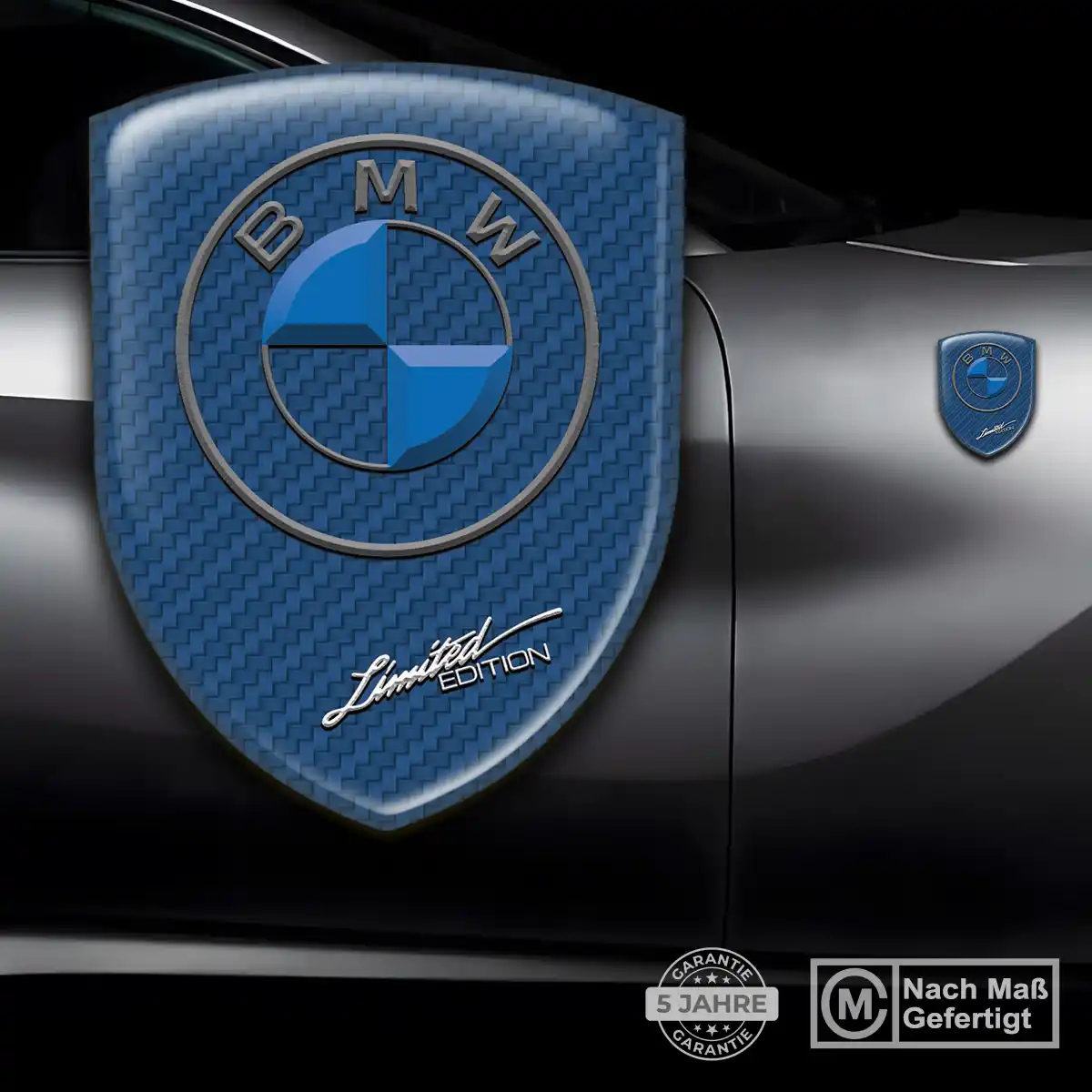 BMW Silikon Aufkleber Embleme Hochwertiges Harz