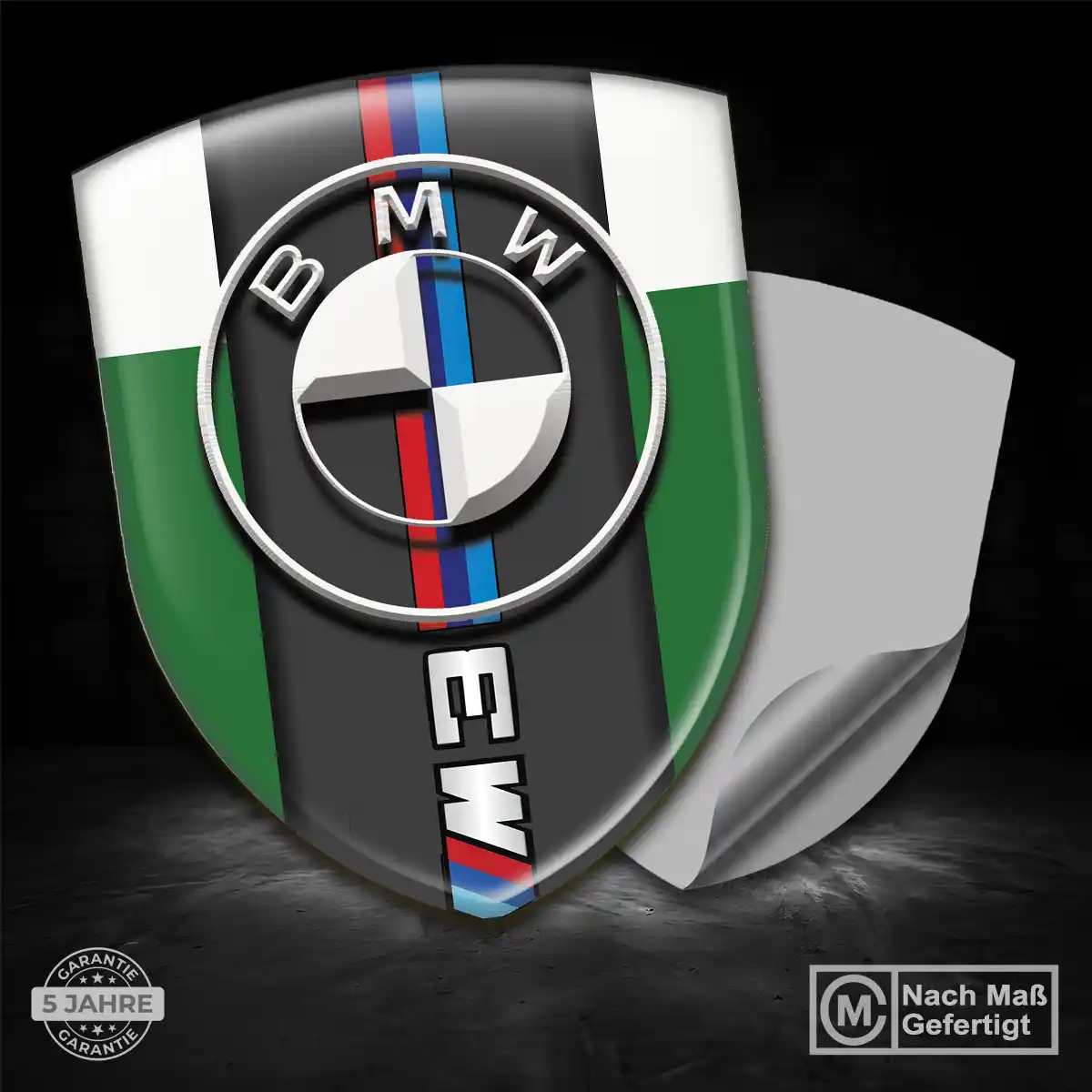 BMW Silikon Aufkleber Premiumqualität