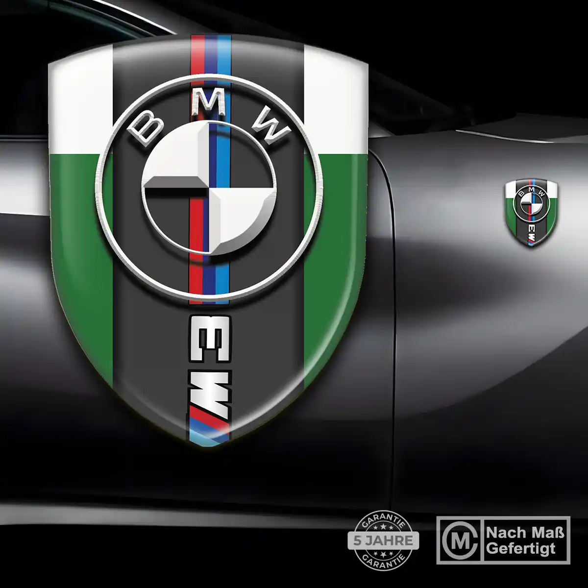 BMW Silikon Aufkleber Premiumqualität