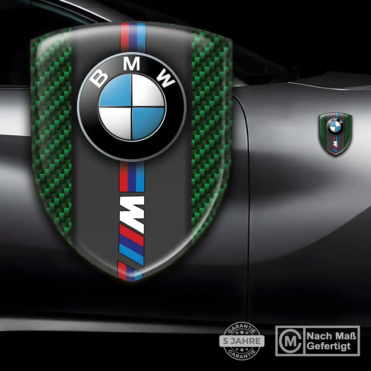 BMW Silikon Aufkleber Wappen Auto Limitierte Auflage