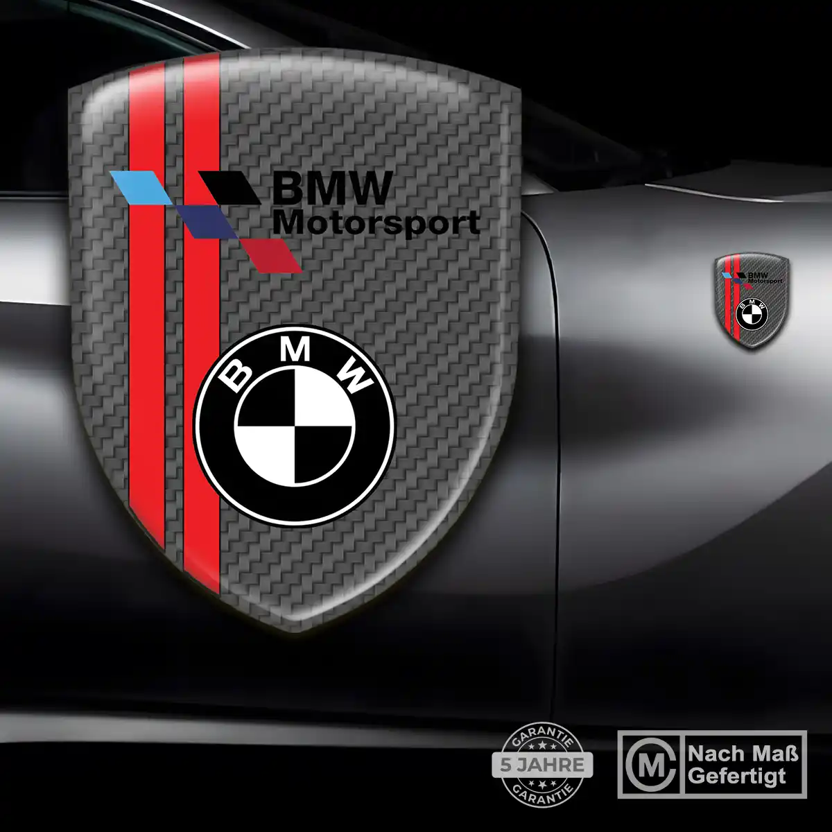 BMW Silikon Aufkleber Wappen Auto Stilvolles Design