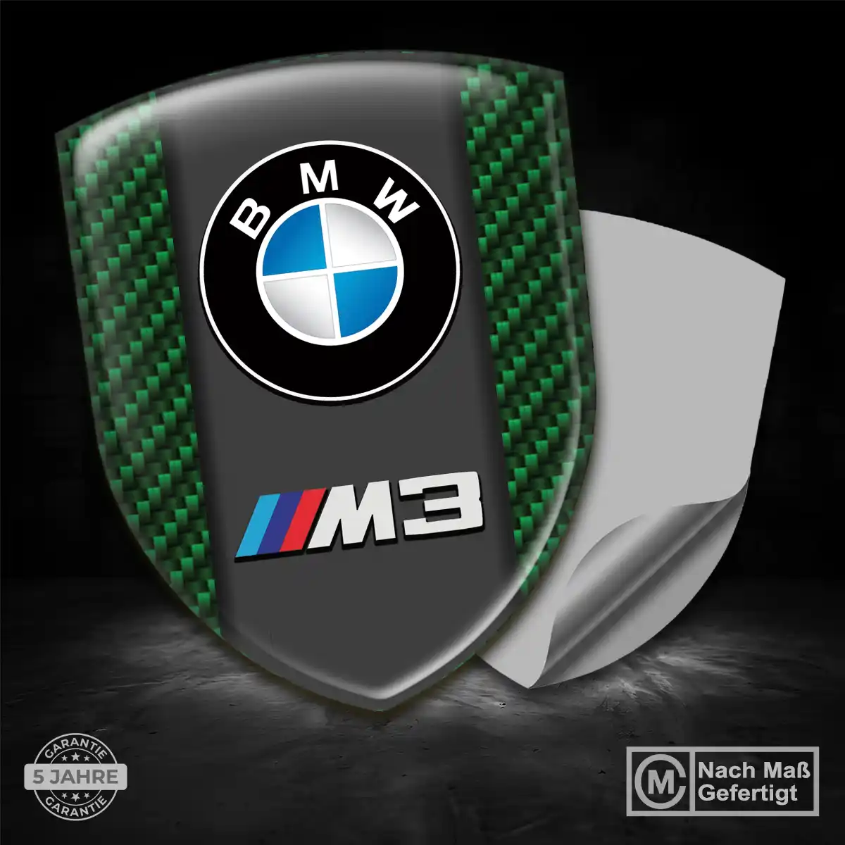 BMW Silikon Aufkleber Wappen Premiumqualität