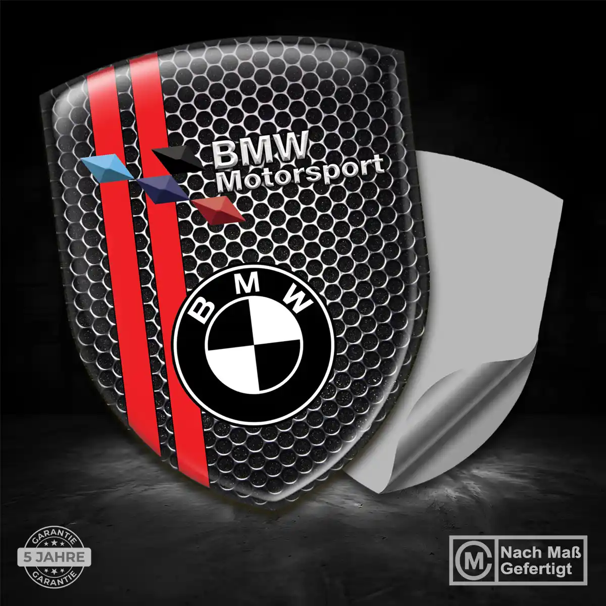 BMW Silikon Aufkleber Wappen Stilvolles Design