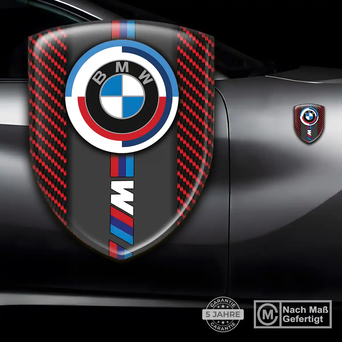 BMW Wappen Aufkleber Auto Hochwertiges Harz