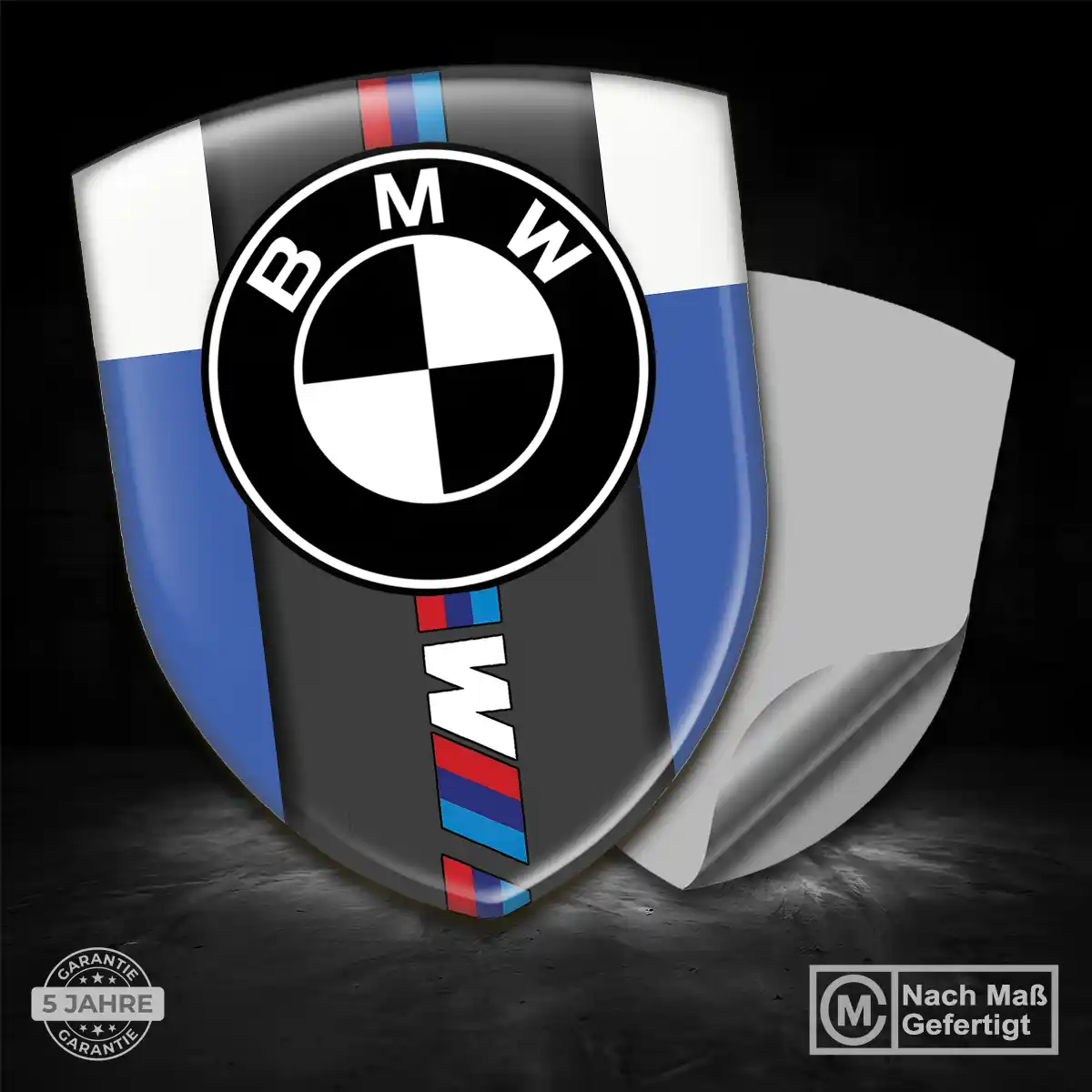 BMW Wappen Aufkleber Auto Stilvolles Design