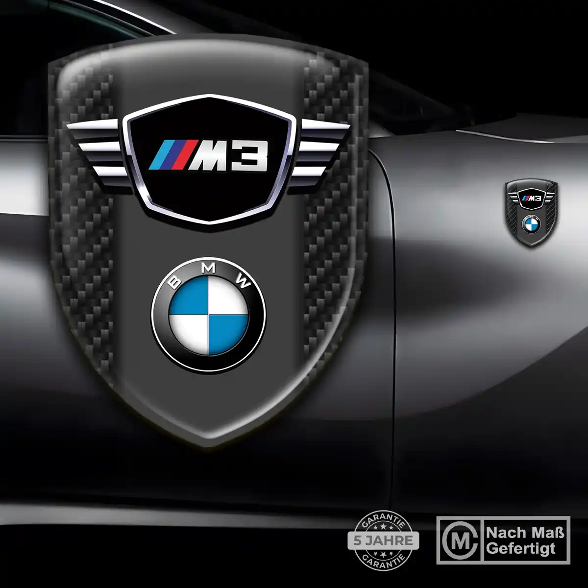 BMW Wappen Aufkleber Emblem Auto Luxus-Edition