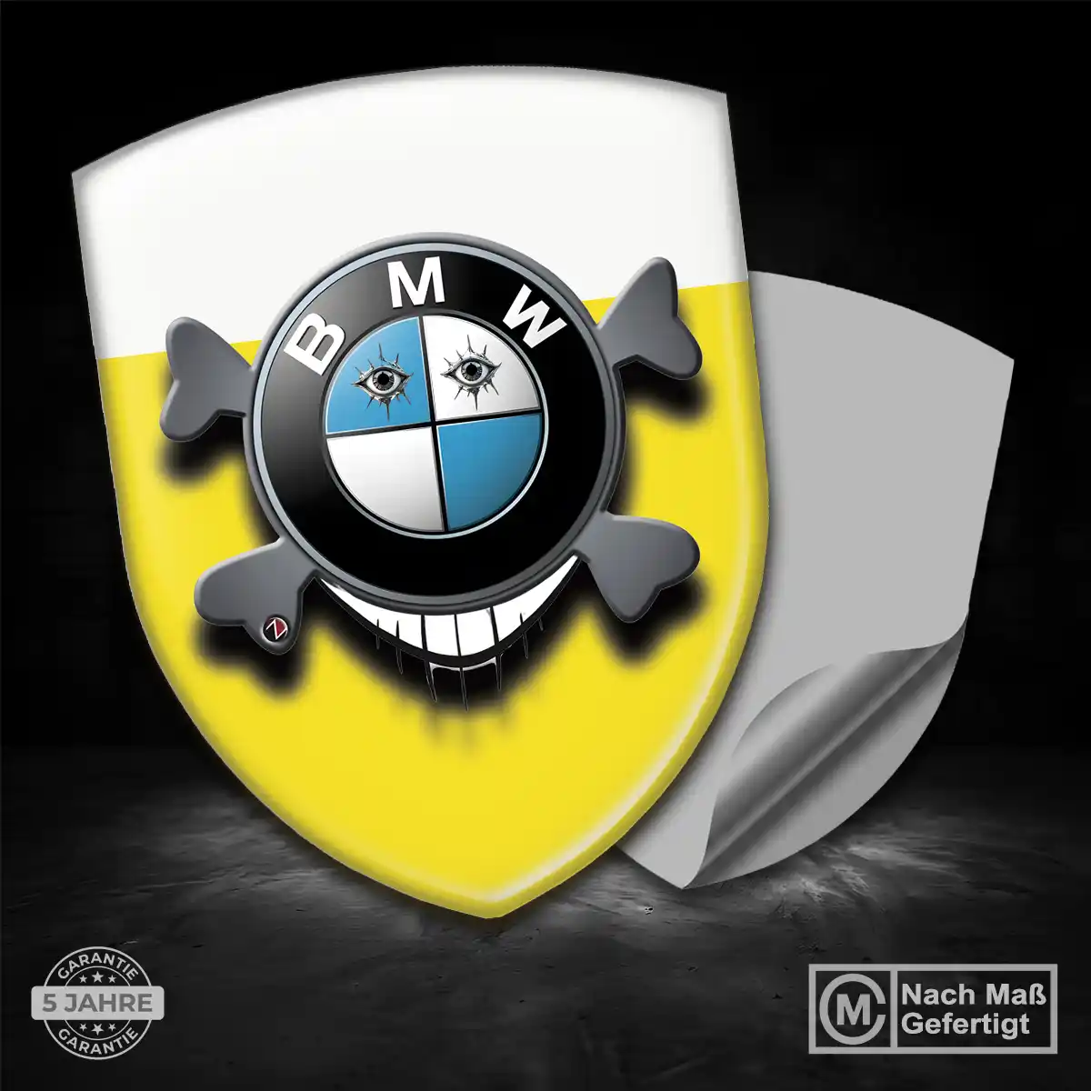 BMW Wappen Aufkleber Emblem Auto Premium-Edition