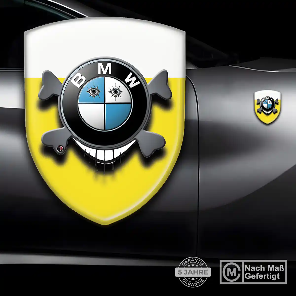 BMW Wappen Aufkleber Emblem Auto Premium-Edition