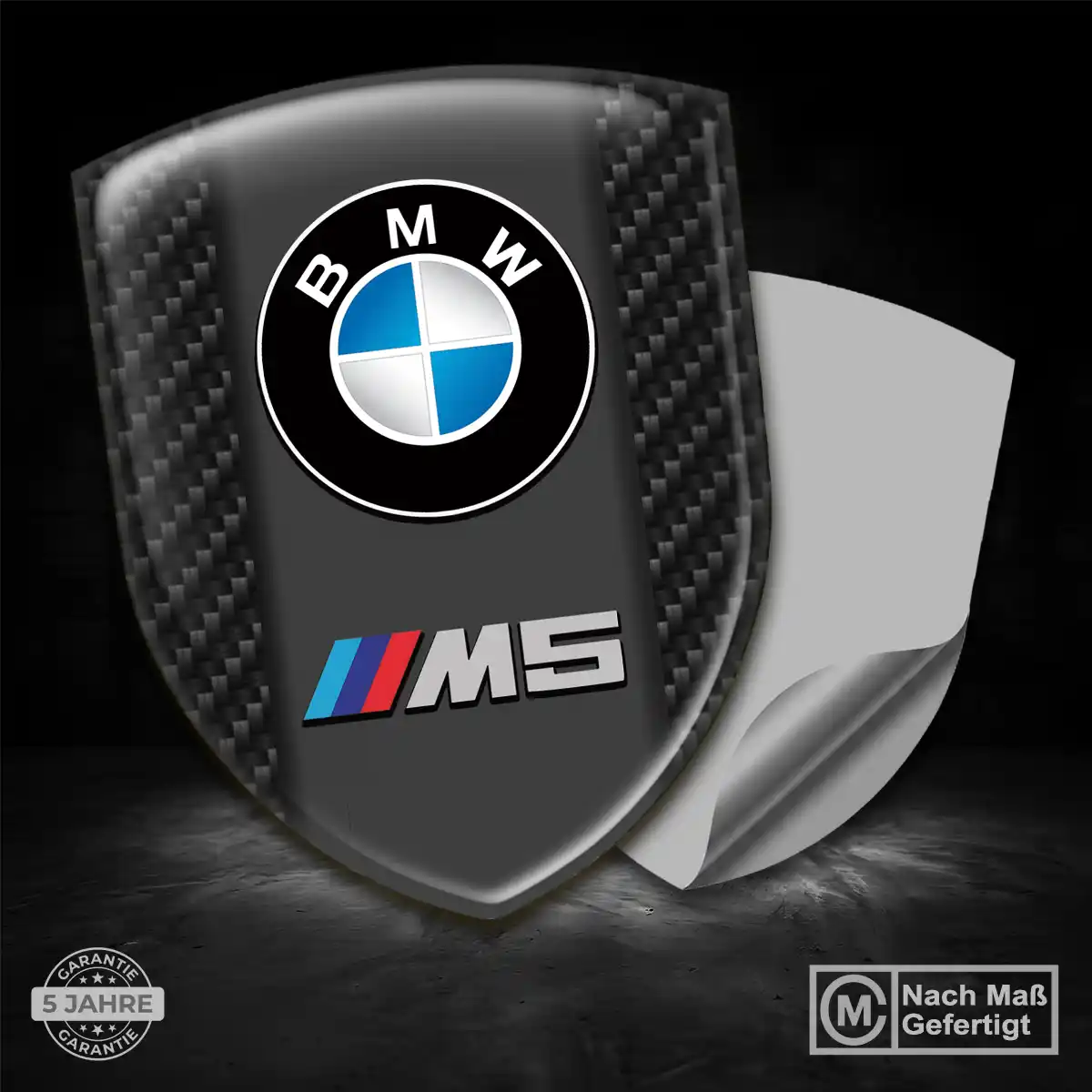BMW Wappen Aufkleber Emblem Hochwertiges Harz