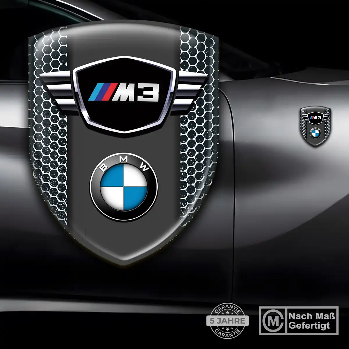 BMW Wappen Aufkleber Hochwertiges Harz