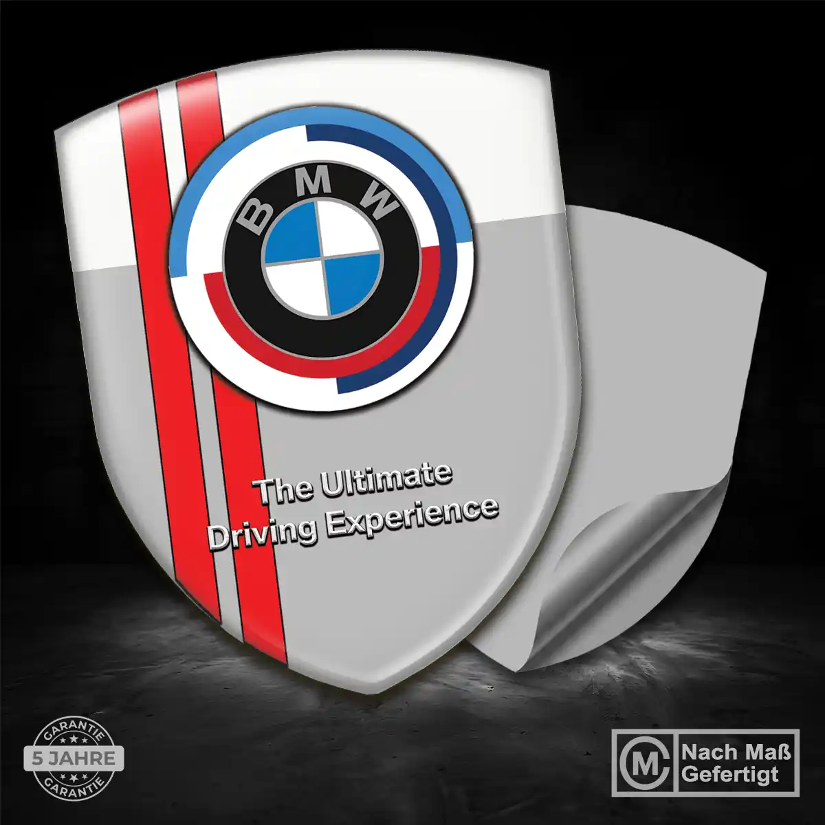 BMW Wappen Emblem Aufkleber Hochwertiges Harz