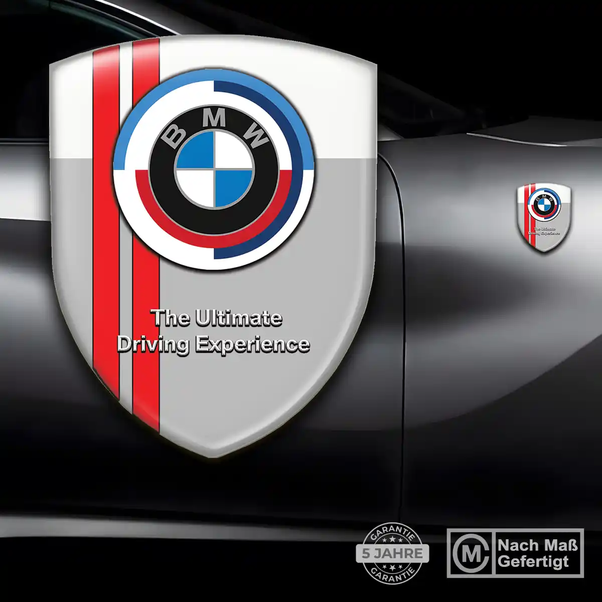 BMW Wappen Emblem Aufkleber Hochwertiges Harz