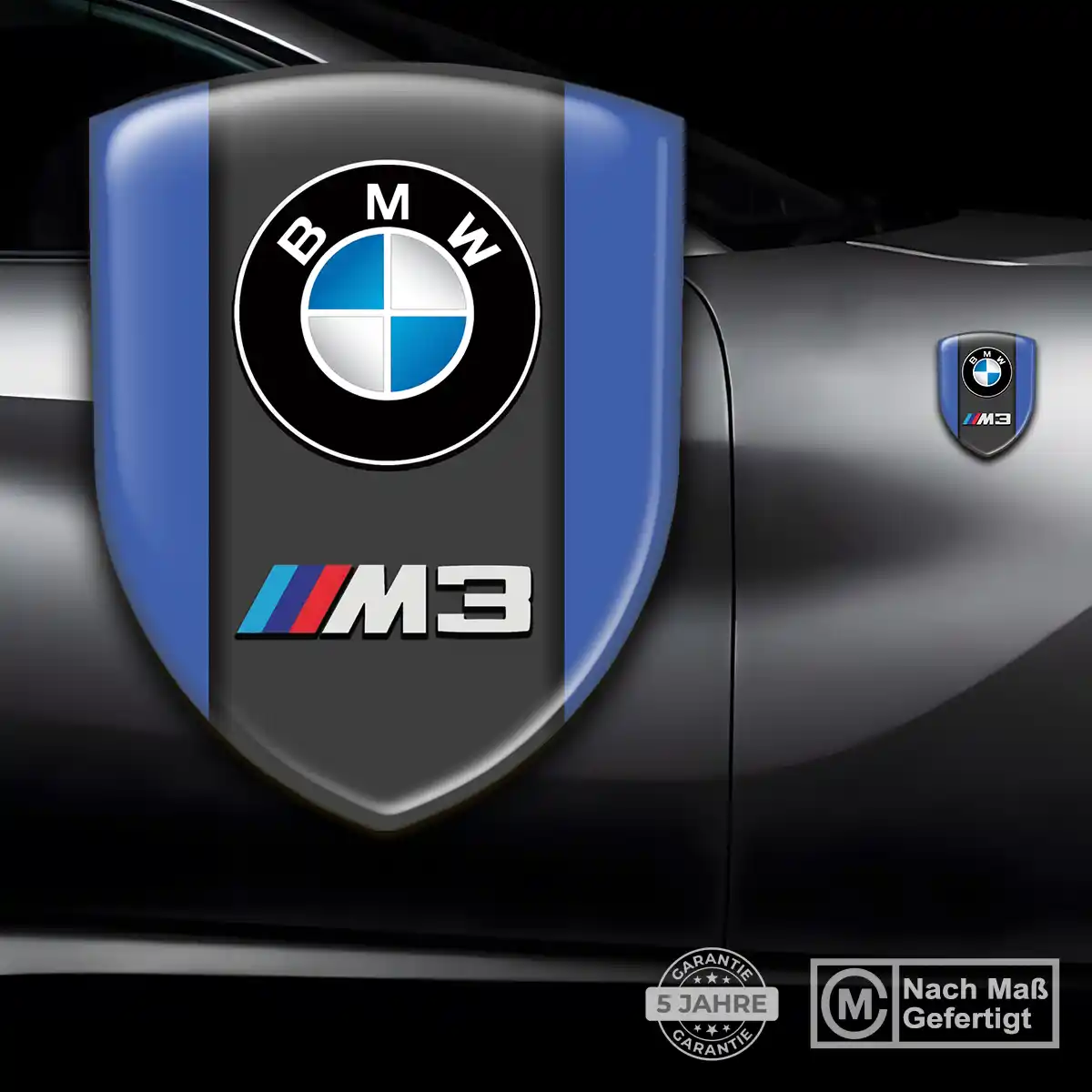 BMW Wappen Emblem Aufkleber Stilvolles Design