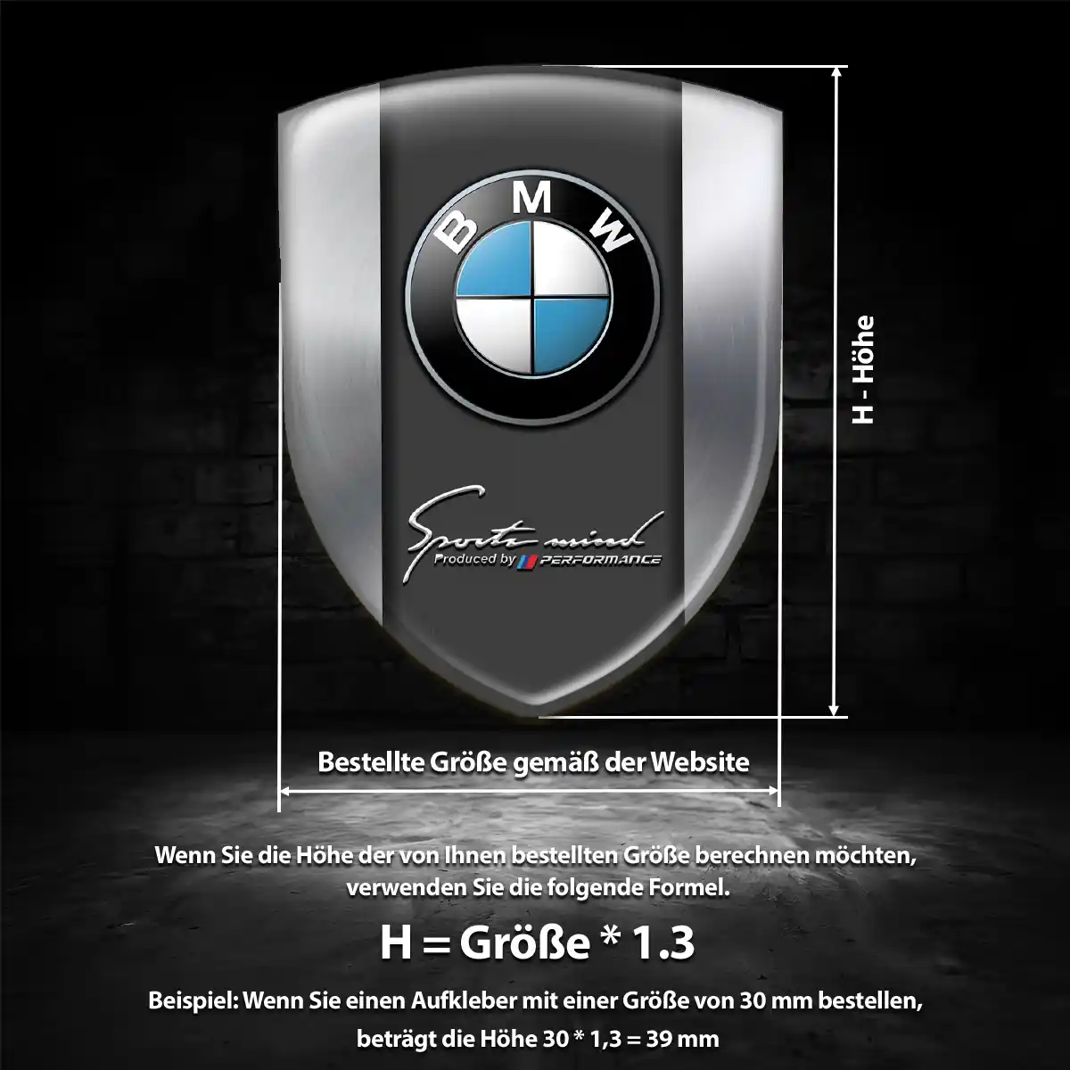 BMW Wappen Emblem Auto Hohe Qualität