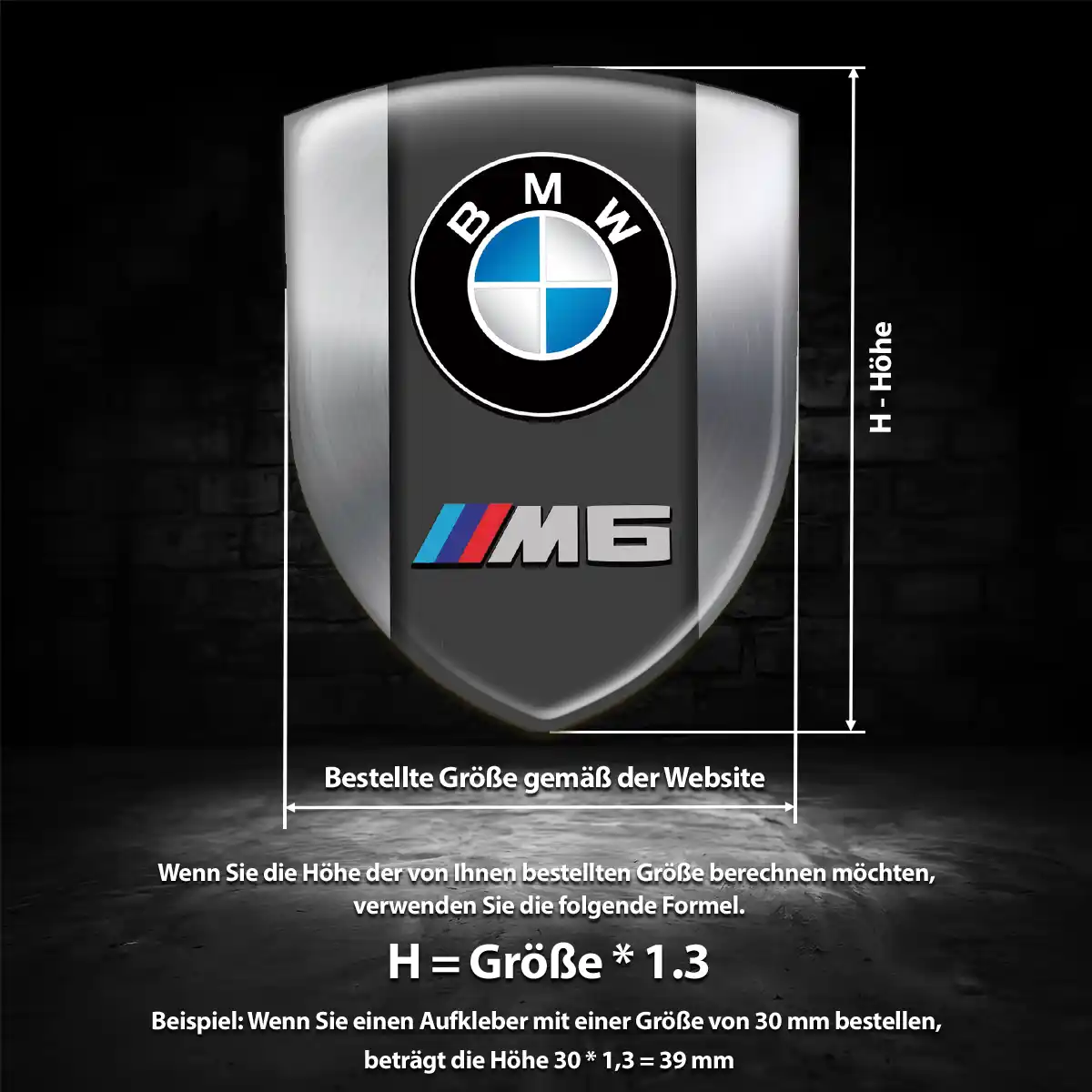 BMW Wappen Emblem Auto Premium-Edition