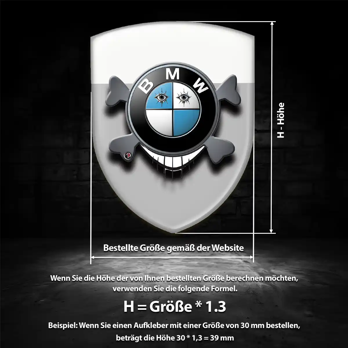 BMW Wappen Emblem Auto Premiumqualität