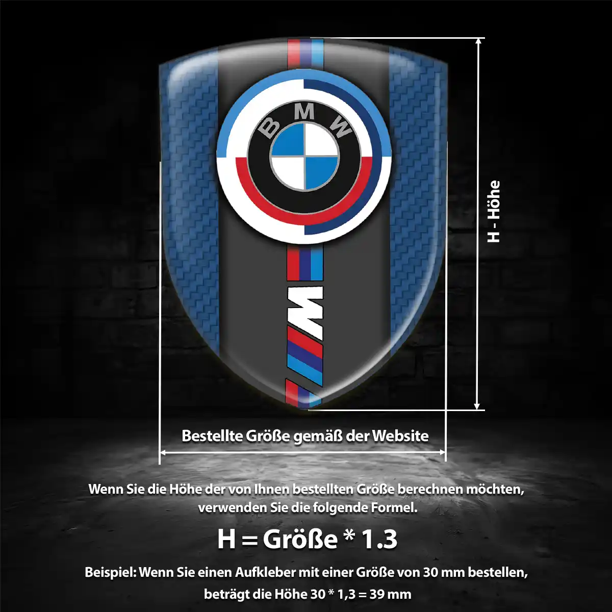 BMW Wappen Emblem Luxus-Edition