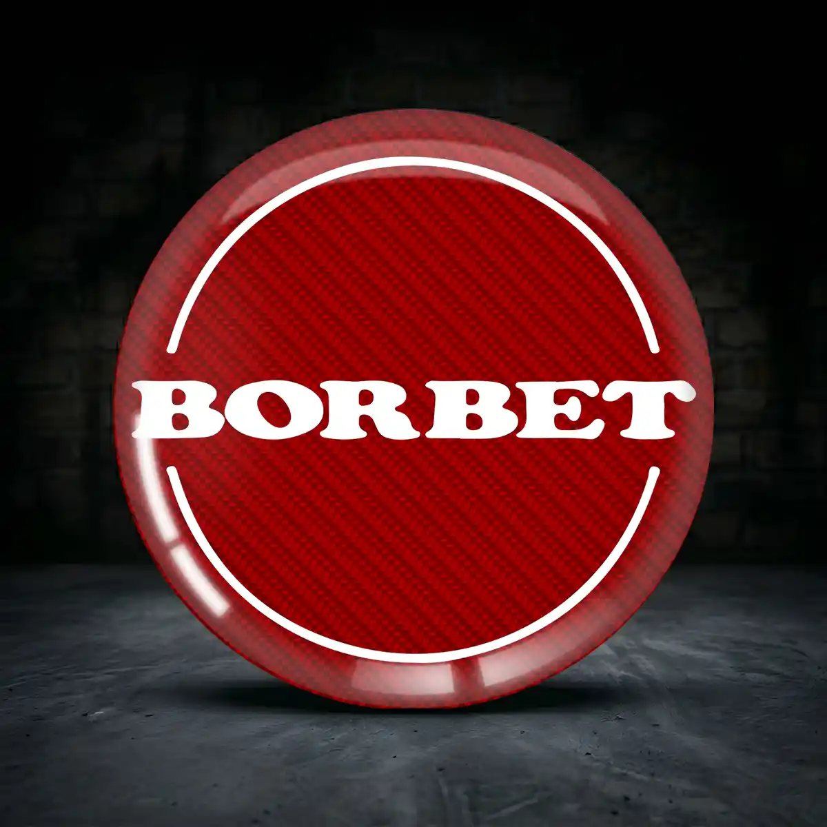 Borbet 3D Gel Aufkleber Embleme Stilvolles Design