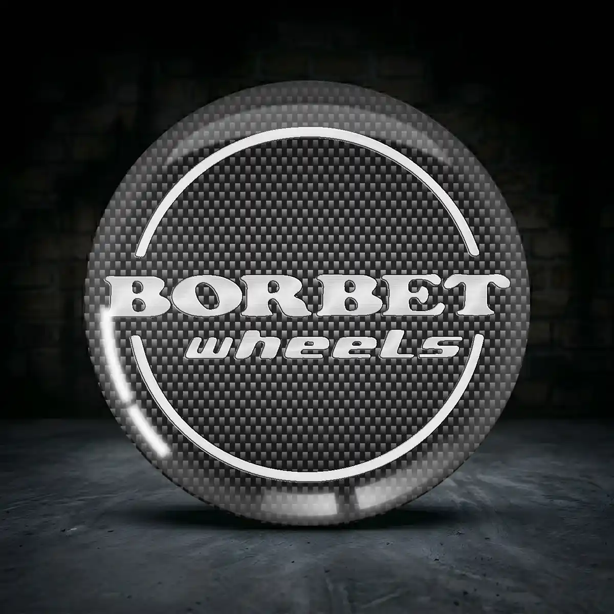 Borbet Aufkleber Felgenemblem Silikon Premium-Edition