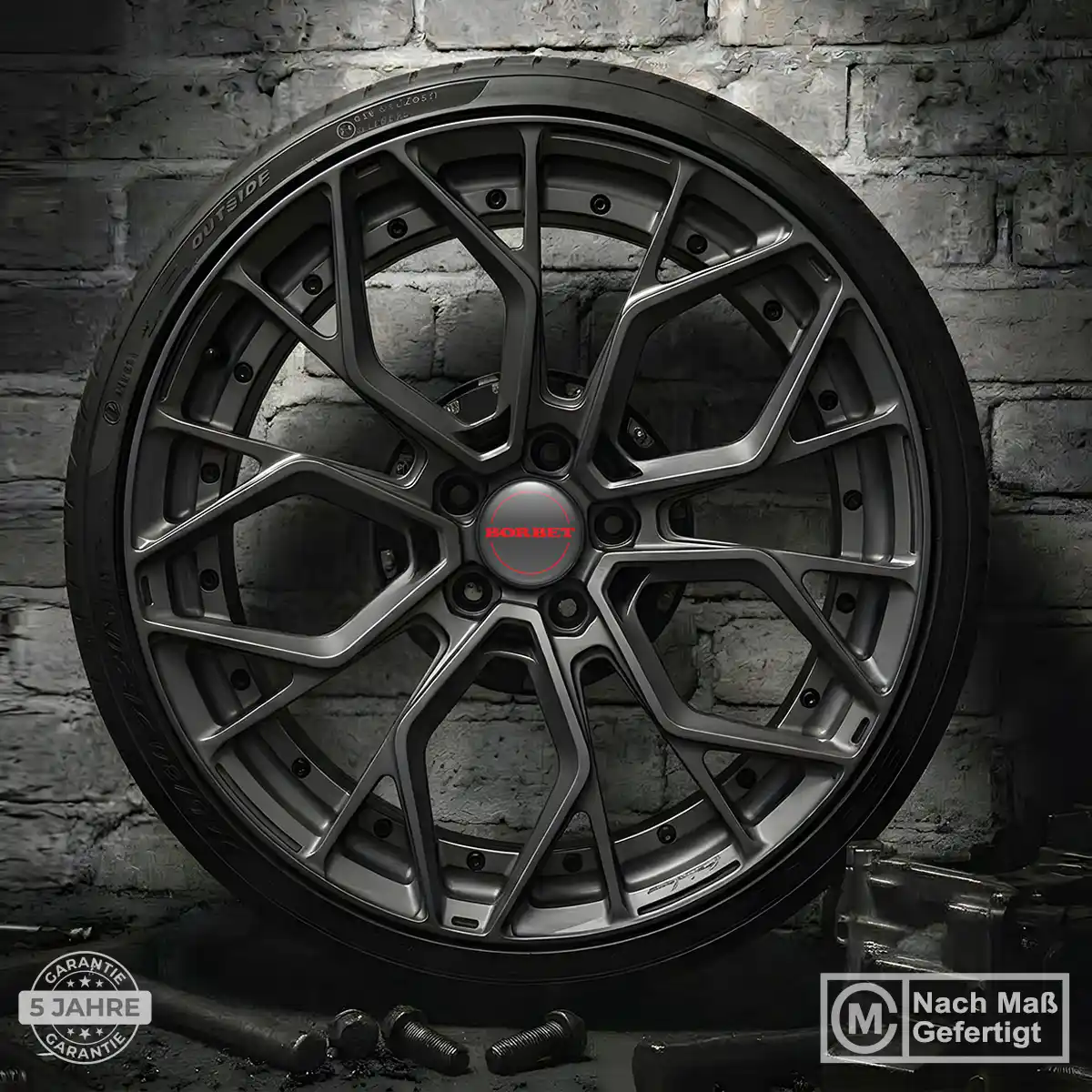 Borbet Aufkleber Silikon Embleme Stilvolles Design