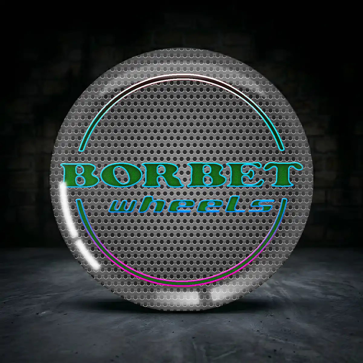 Borbet Emblem Silikon Aufkleber Radkappen Premiumqualität