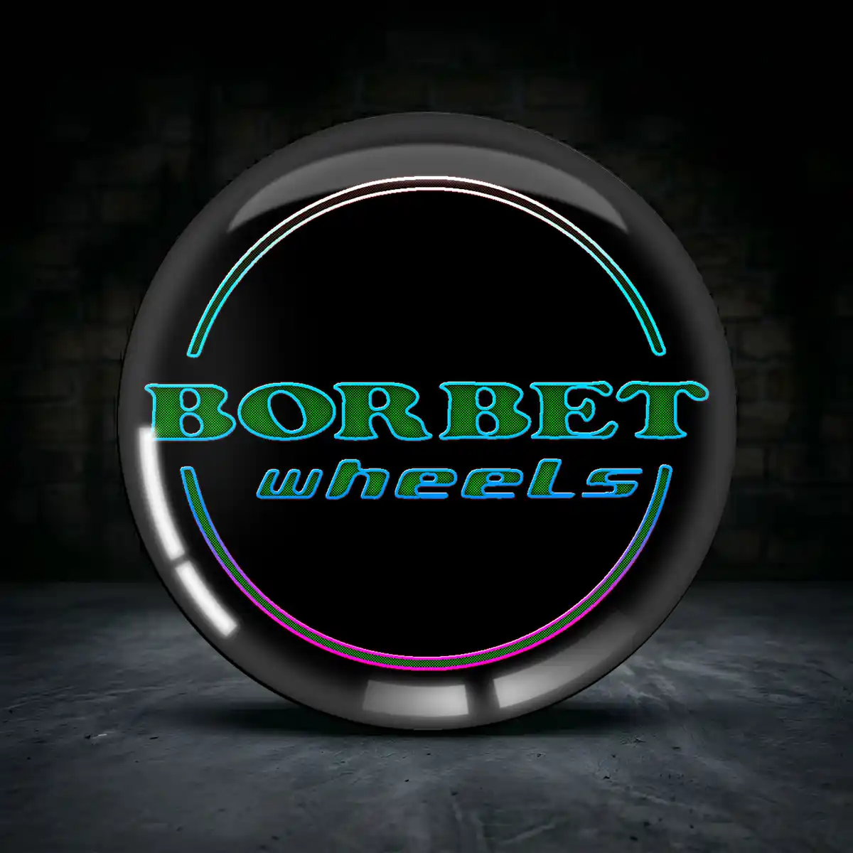 Borbet Embleme Silikon Aufkleber Limitierte Auflage