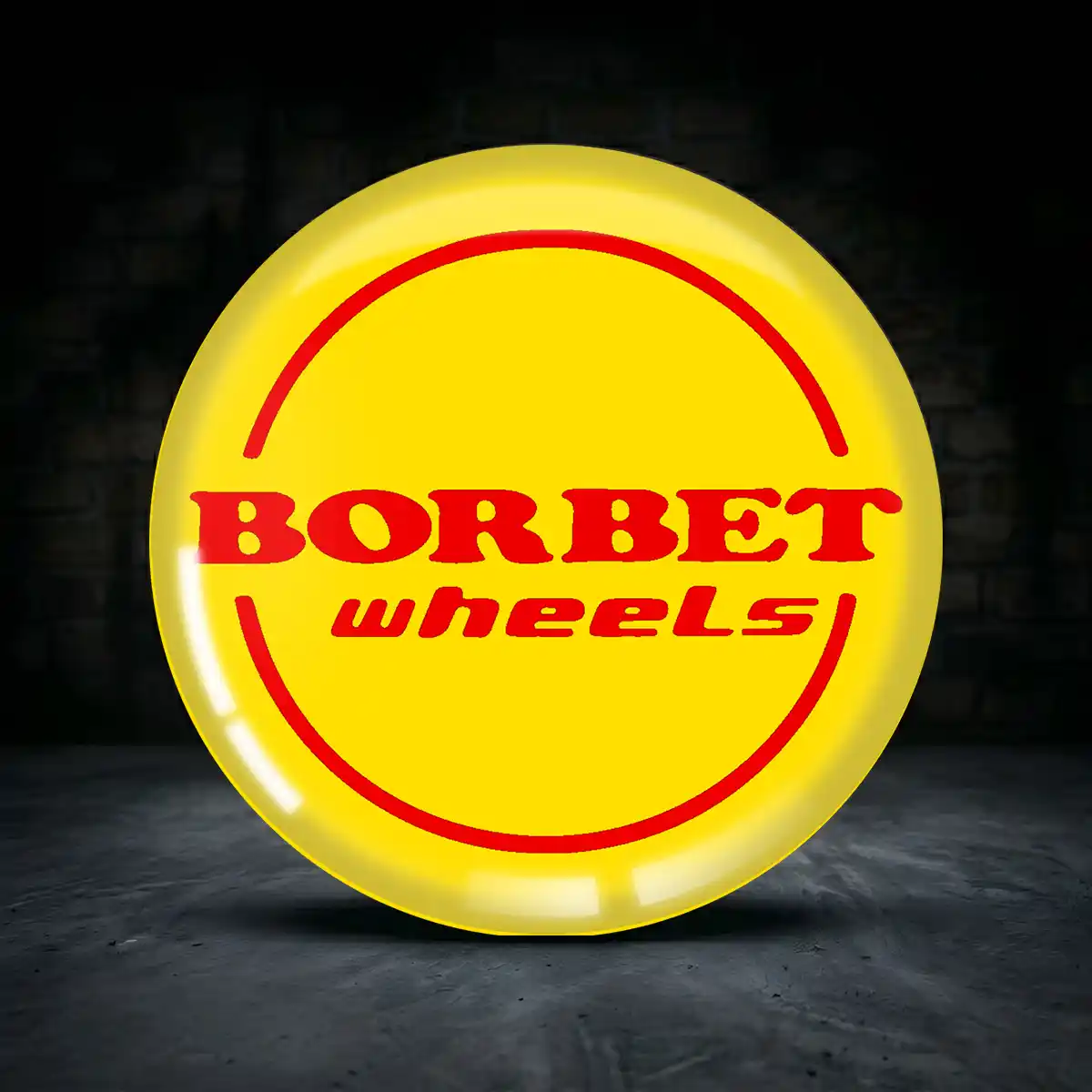 Borbet Epoxidharz Aufkleber Premiumqualität