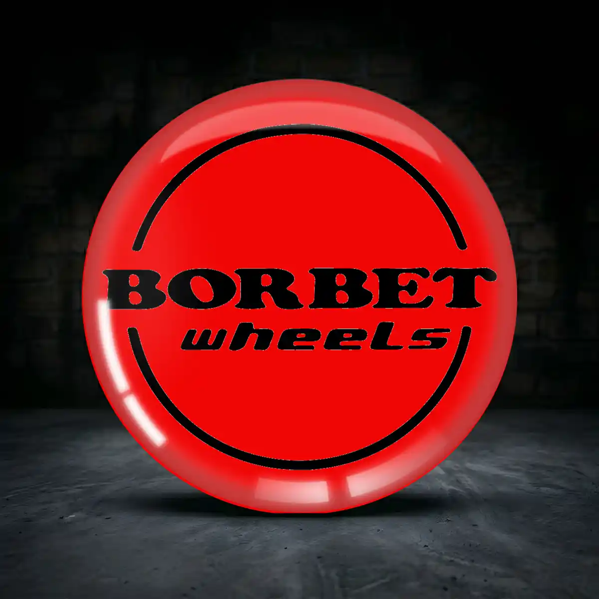 Borbet Nabendeckel Aufkleber Hochwertiges Harz
