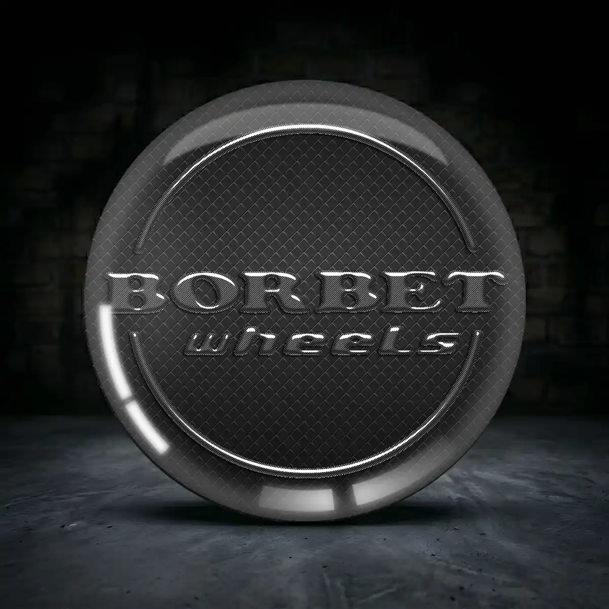 Borbet Radmitte Aufkleber Nabendeckel Luxus-Edition