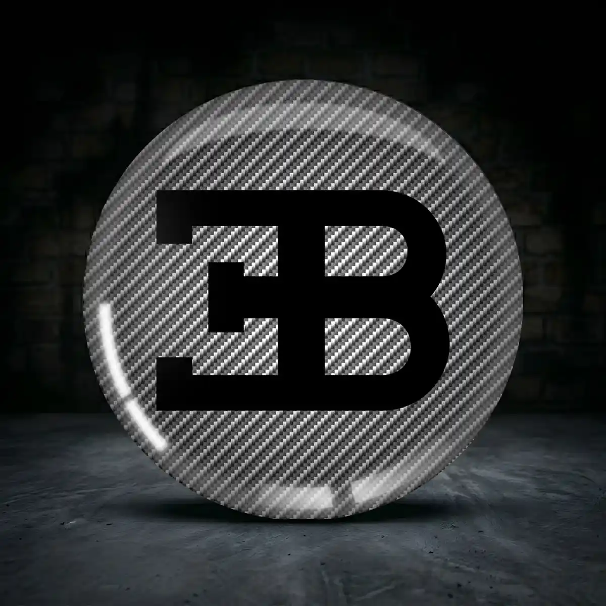 Bugatti 3D Gel Aufkleber Embleme Hohe Qualität