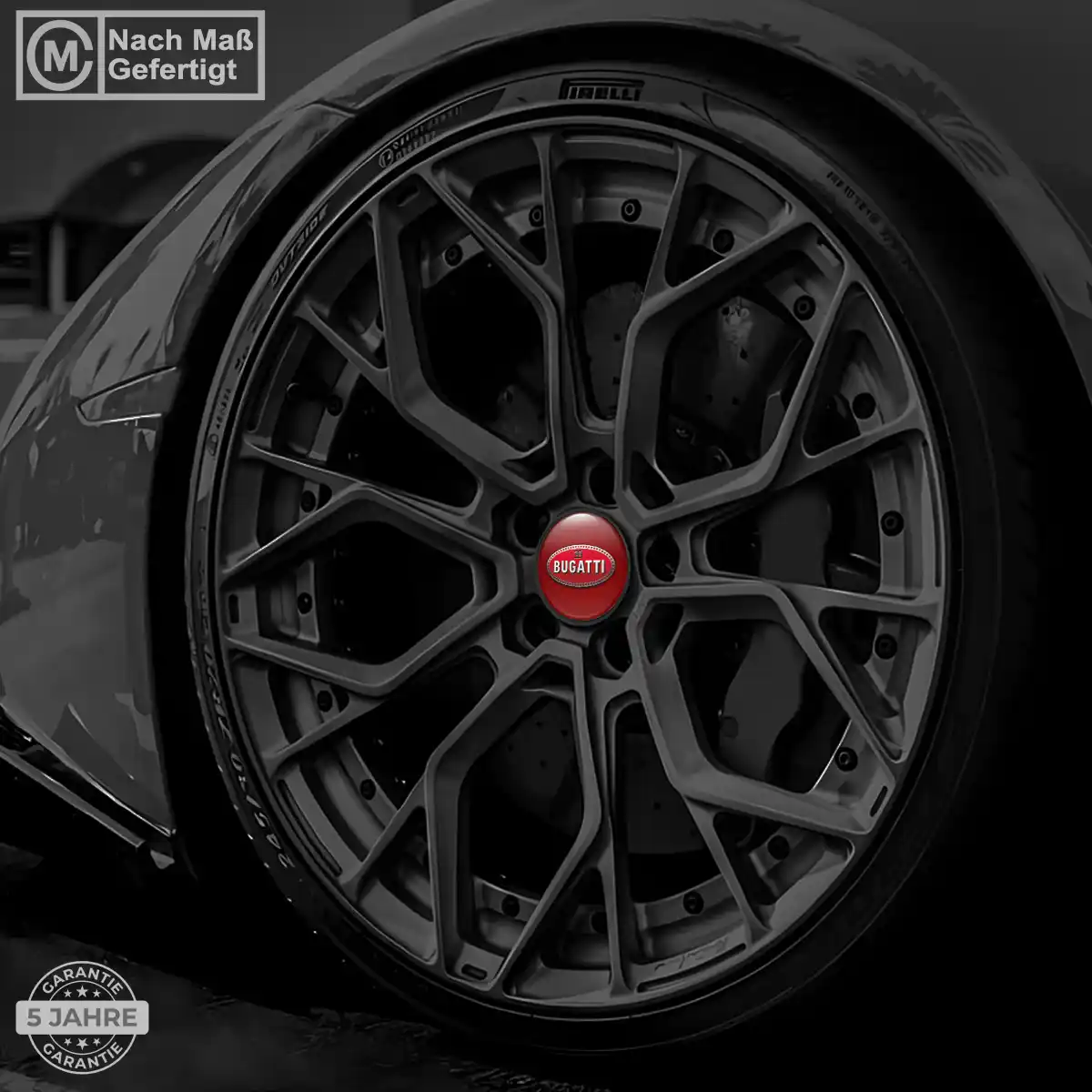 Bugatti Aufkleber 3D Gel Premium-Edition