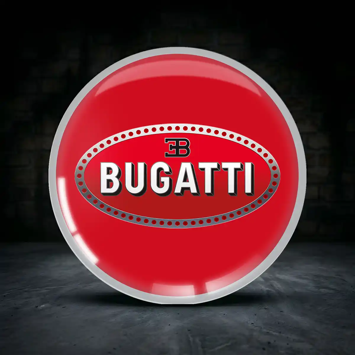 Bugatti Aufkleber Epoxidharz Stilvolles Design