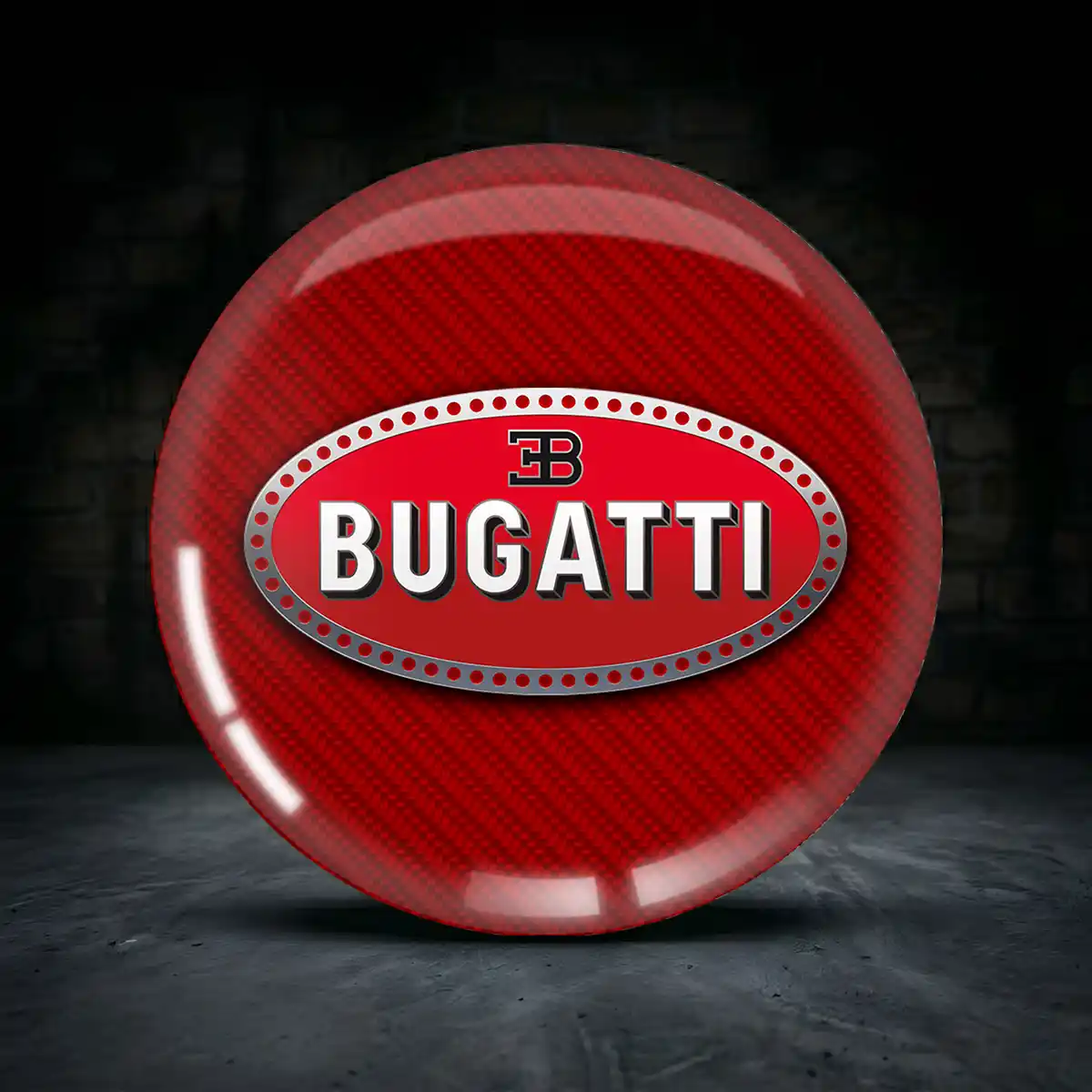 Bugatti Aufkleber Nabendeckel Stilvolles Design