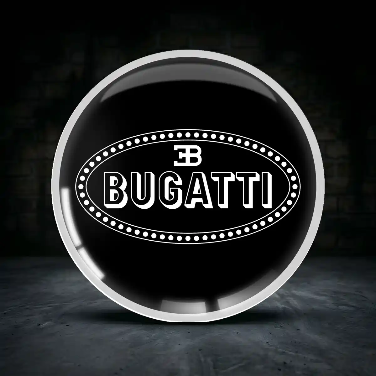 Bugatti Aufkleber Radmitte Hohe Qualität