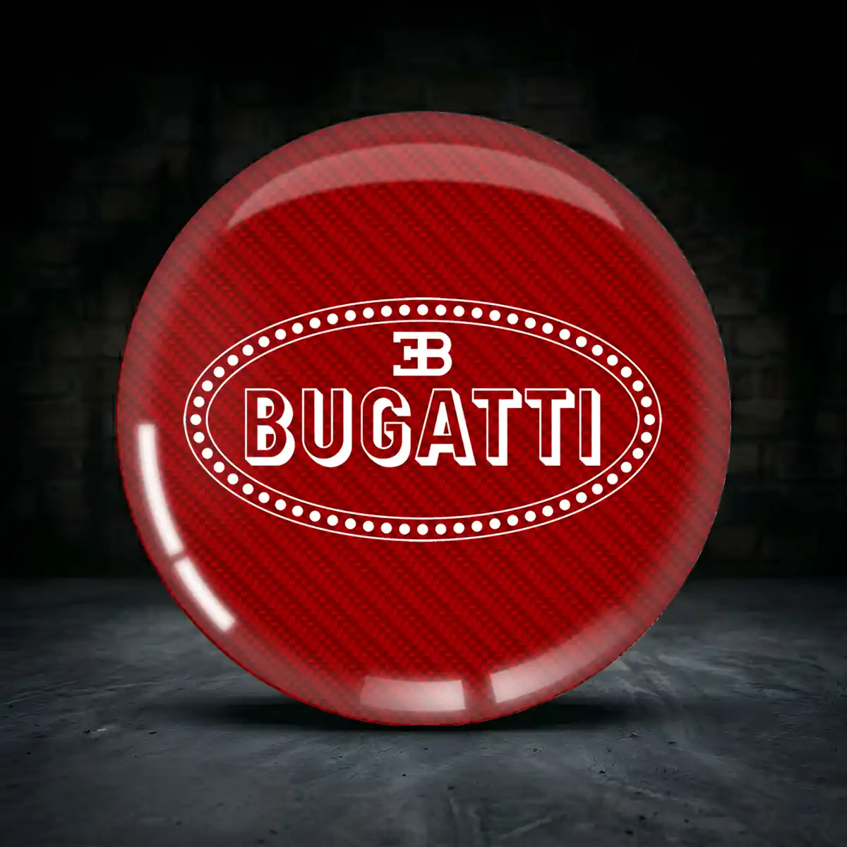 Bugatti Aufkleber Radmitte Stilvolles Design