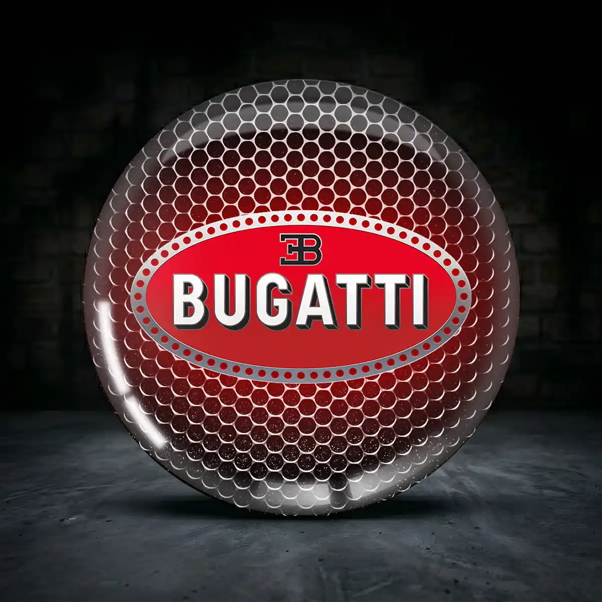 Bugatti Embleme Silikon Aufkleber Hohe Qualität