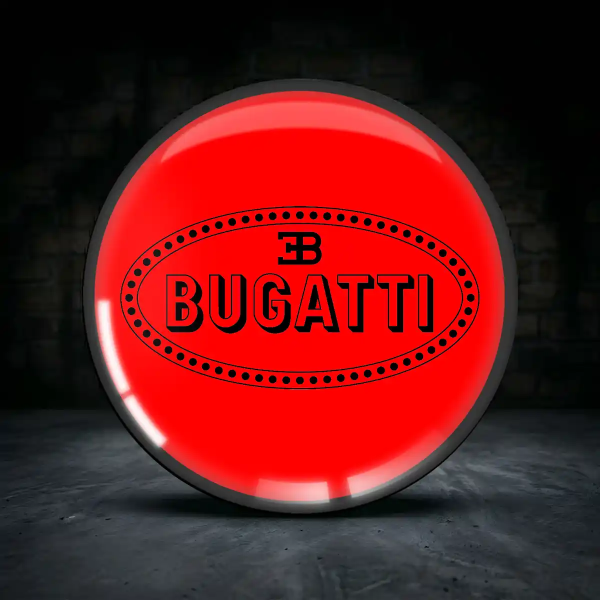 Bugatti Embleme Silikon Aufkleber Stilvolles Design