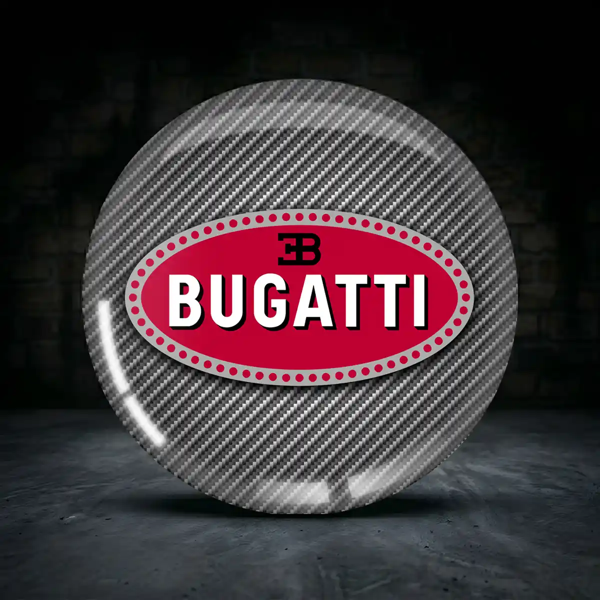 Bugatti Epoxidharz Aufkleber Stilvolles Design