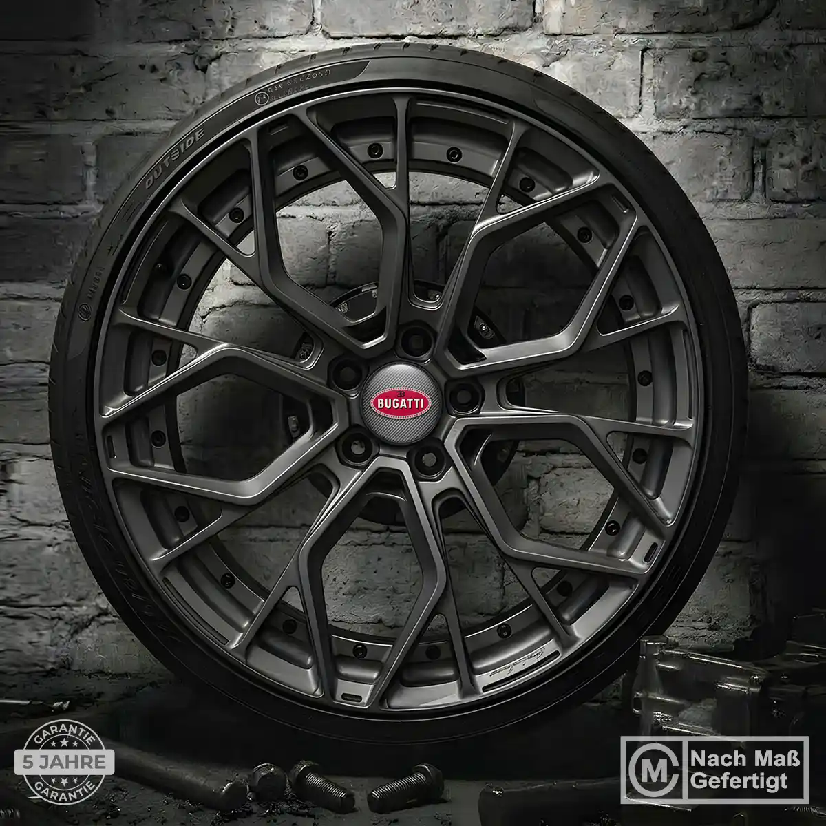 Bugatti Epoxidharz Aufkleber Stilvolles Design