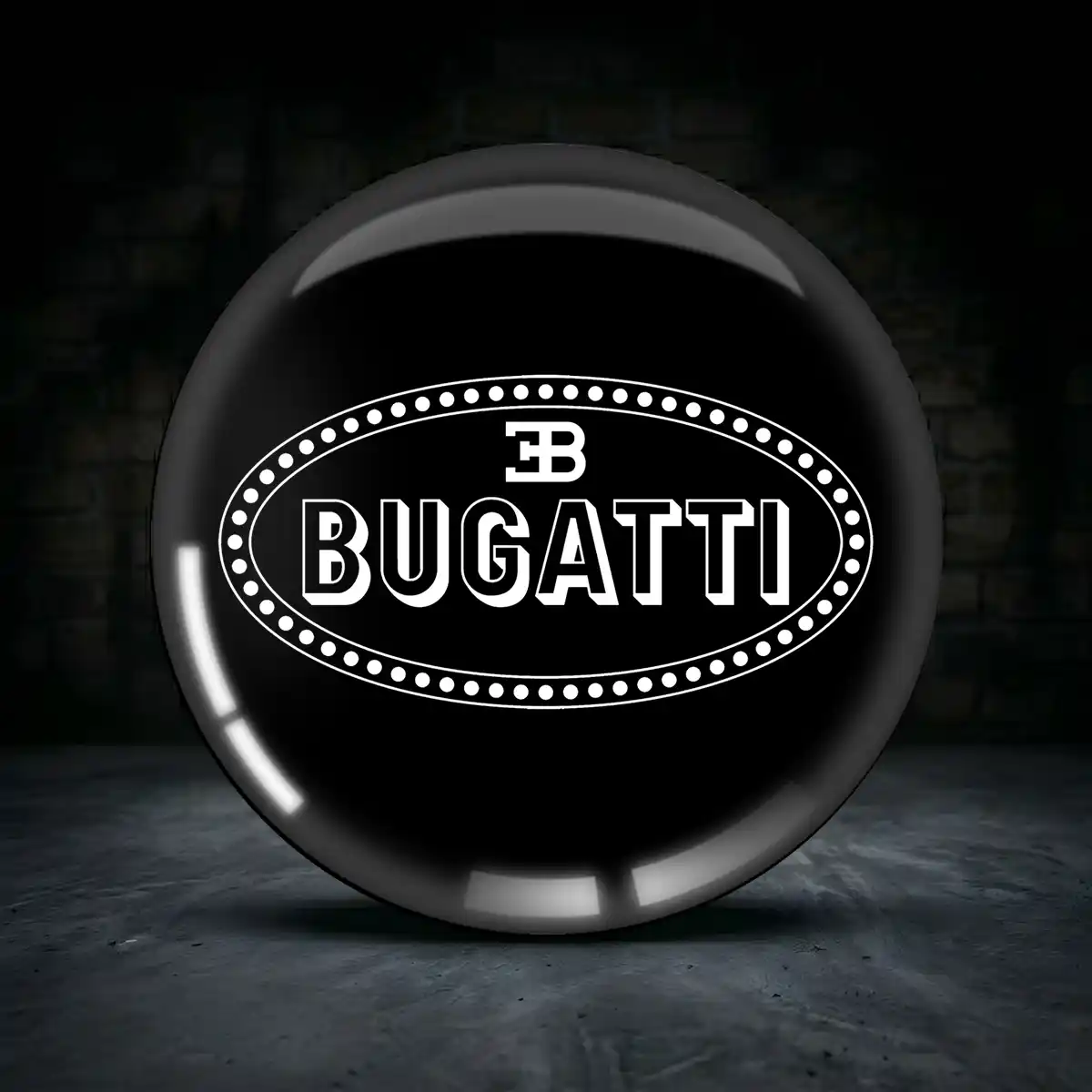 Bugatti Nabendeckel Aufkleber Hohe Qualität