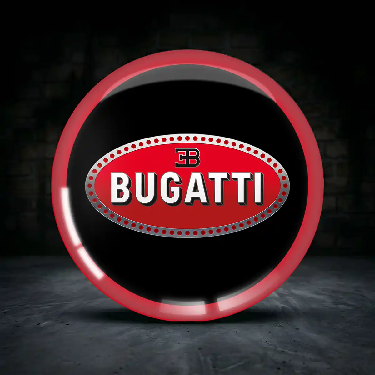 Bugatti Nabendeckel Aufkleber Stilvolles Design