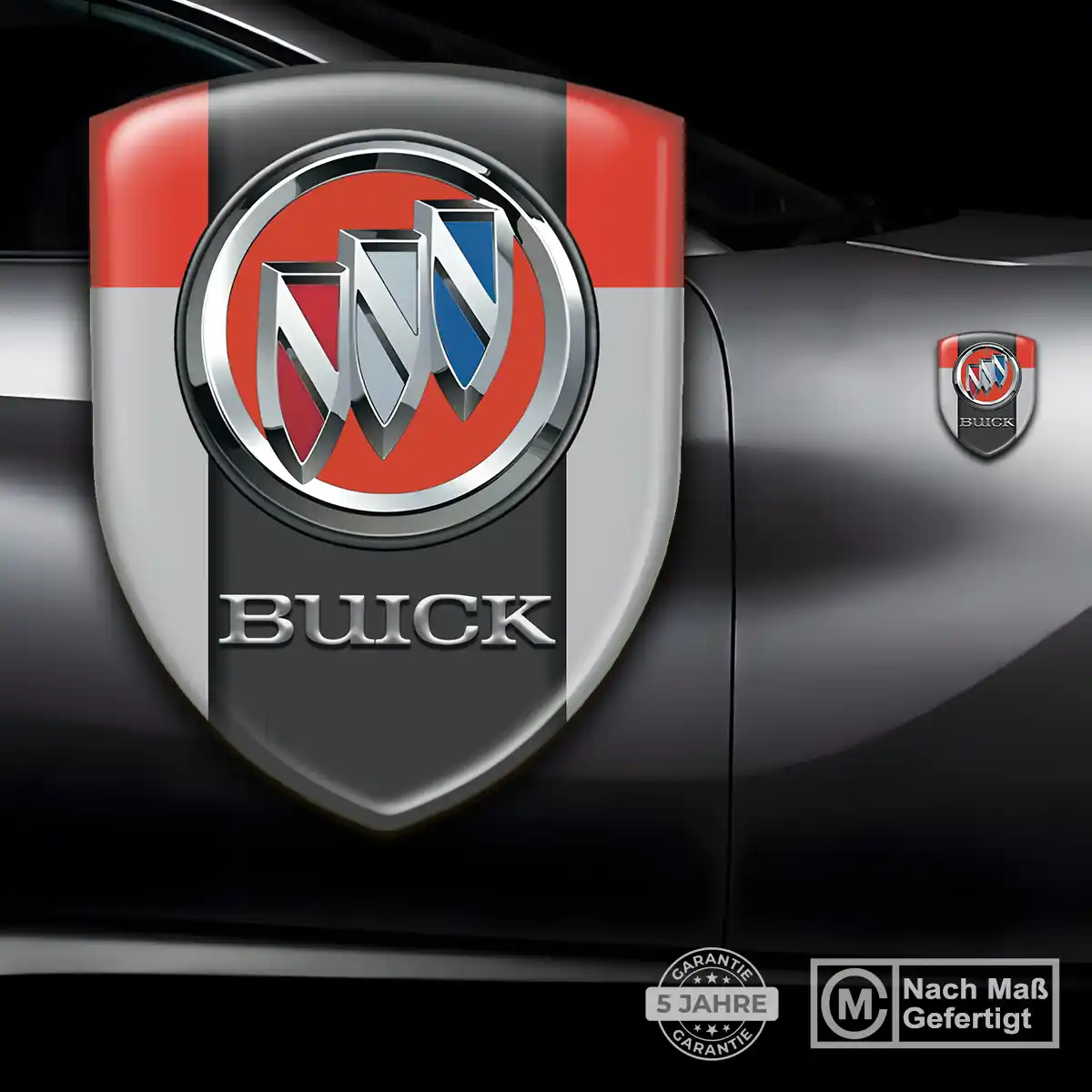 Buick 3D Gel Aufkleber Auto Elegantes Design